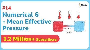 Numerical 6: Mean Effective Pressure in IC Engine (Air Cycles) | GATE Application of Thermodynamics