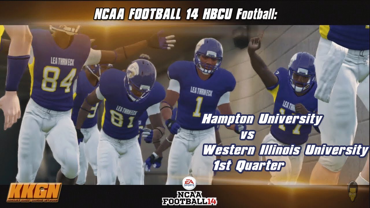 HBCU Football NCAA Football 14 Hampton University vs Western Illinois