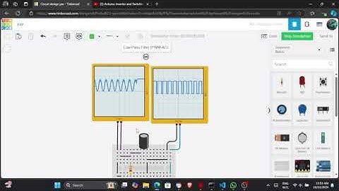 Arduino PWM Waveform Generation with Low Pass Filter for Sine Wave Output