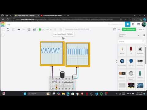 Arduino PWM Waveform Generation with Low Pass Filter for Sine Wave ...