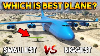 GTA 5 ONLINE : BIGGEST CARGO PLANE VS SMALLEST ULTRALIGHT (WHICH IS BEST PLANE?)