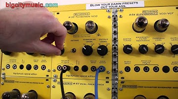 Metasonix R-55 Oscillator FM Tones with LPF