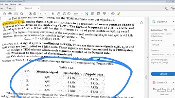 Time Division Multiplexing part 2
