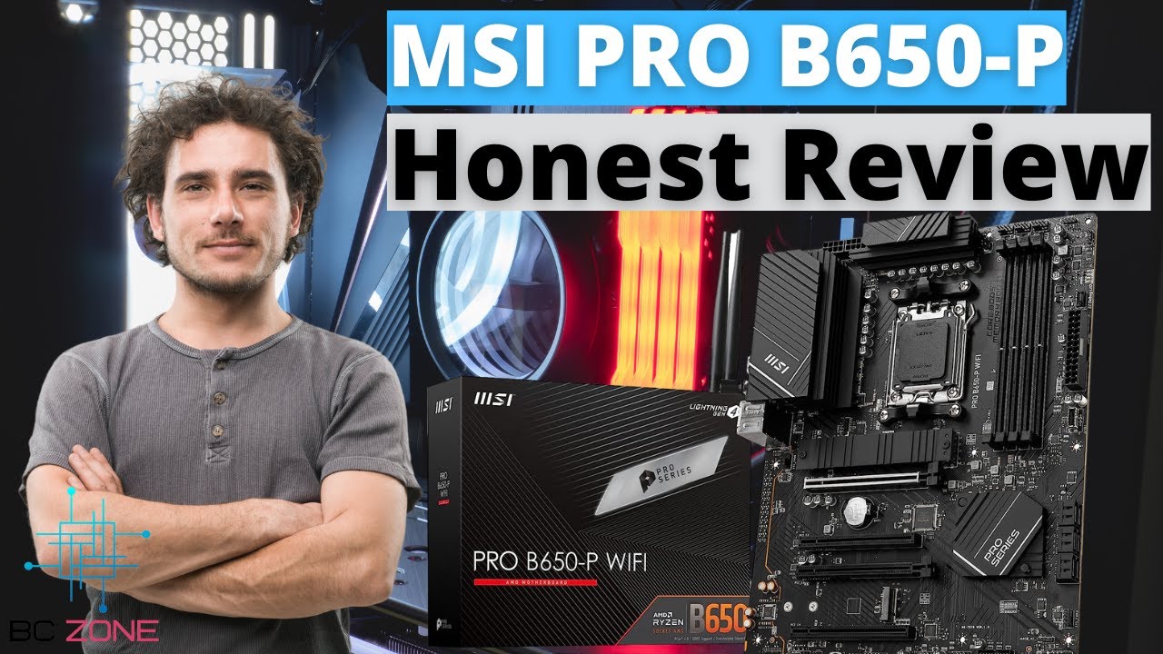 BEST BUDGET B650 MOTHERBOARD! MSI PRO B650-P REVIEW! 