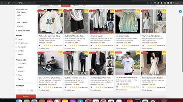 Thiết kế trang web bán hàng giống Shopee/Design a sale website like Shopee