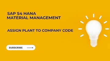 SAP MM-ASSIGN PLANT TO COMPANY CODE