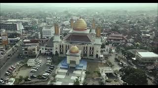 Cinematic Drone Shoot Masjid Agung Sukabumi From Above