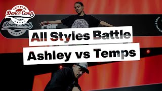 Ashley vs Temps | All Styles Battle | Final | Fair Play Dance Camp 2021