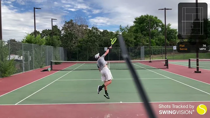 Tennis swing vision g and b