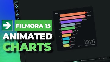 Filmora 15 Tutorial - New ANIMATED CHARTS | How to Use It?