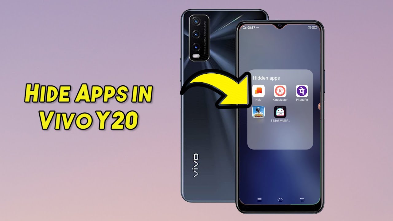 How To Hide Apps In Vivo Y20 Y20i YouTube