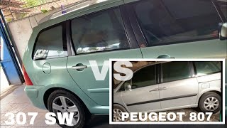 Komparasi PEUGEOT 307SW dengan PEUGEOT 807 pilih Mana ??