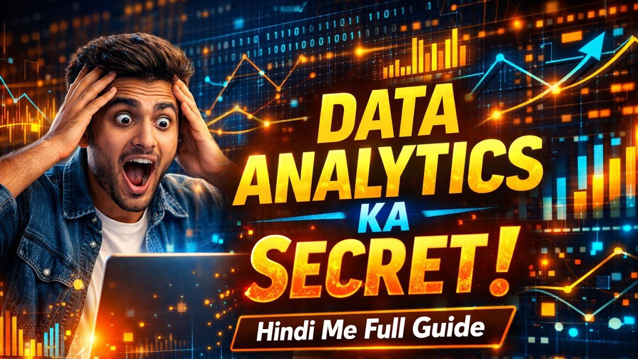 Data Analytics Hindi Tutorial | Step by Step Full Guide 2026 - YouTube