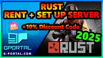 Rust rent YOUR Server + Setup | Gportal Server + Discount Code