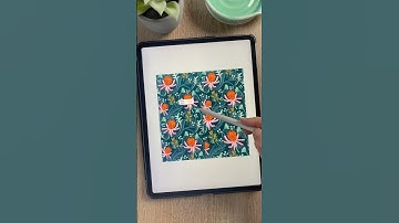 A little australian flora inspired pattern #procreate #fabricdesign #patterndesign