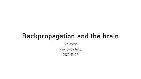 KAIST NeuroAI #6.Backpropagation and the Brain