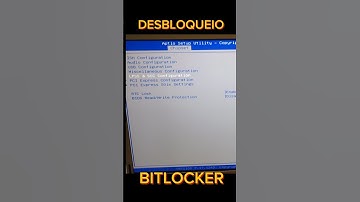 REMOÇÃO E DESBLOQUEIO DE BITLOCKER EM NOTEBOOKS POSITIVO
