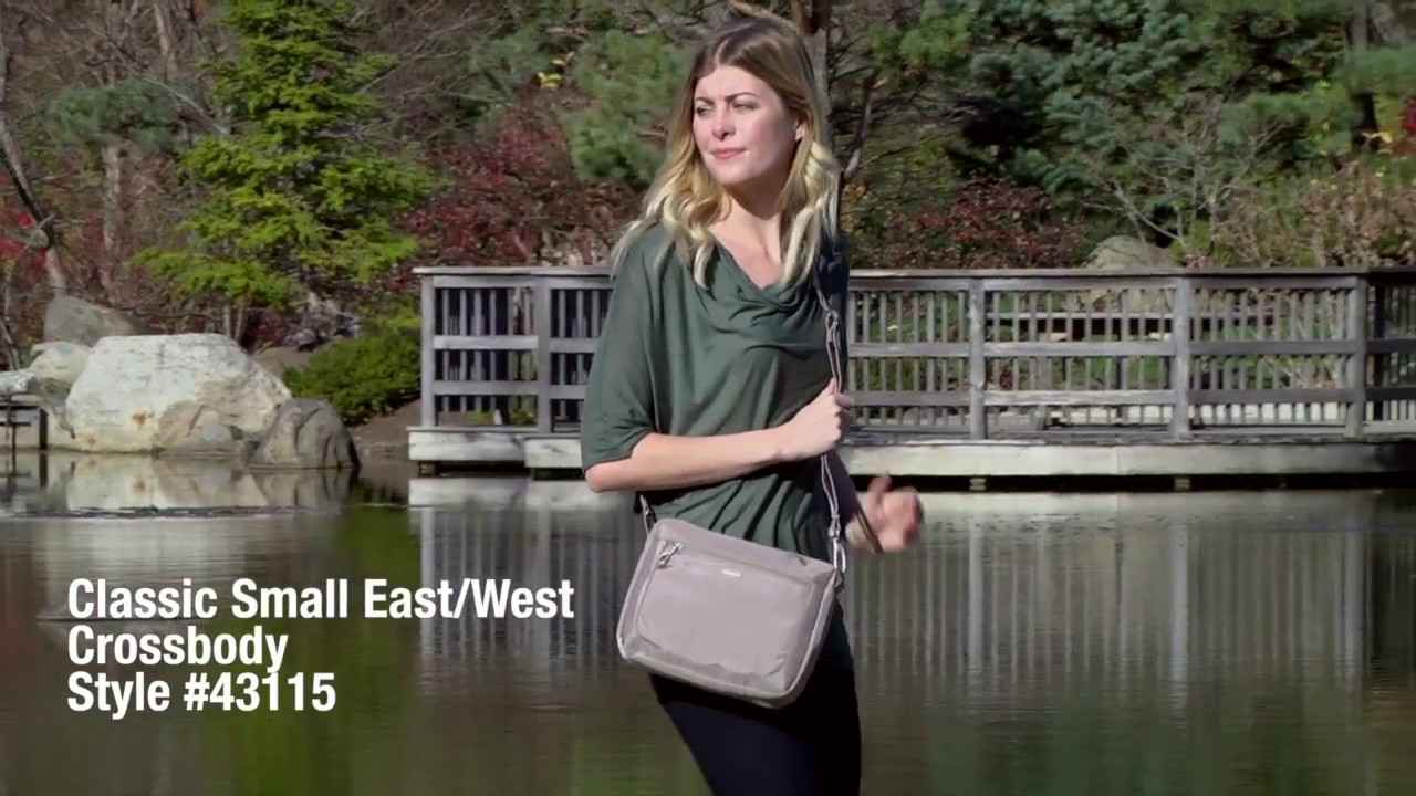 Travelon Classic Anti-Theft Small East/West Crossbody Bag