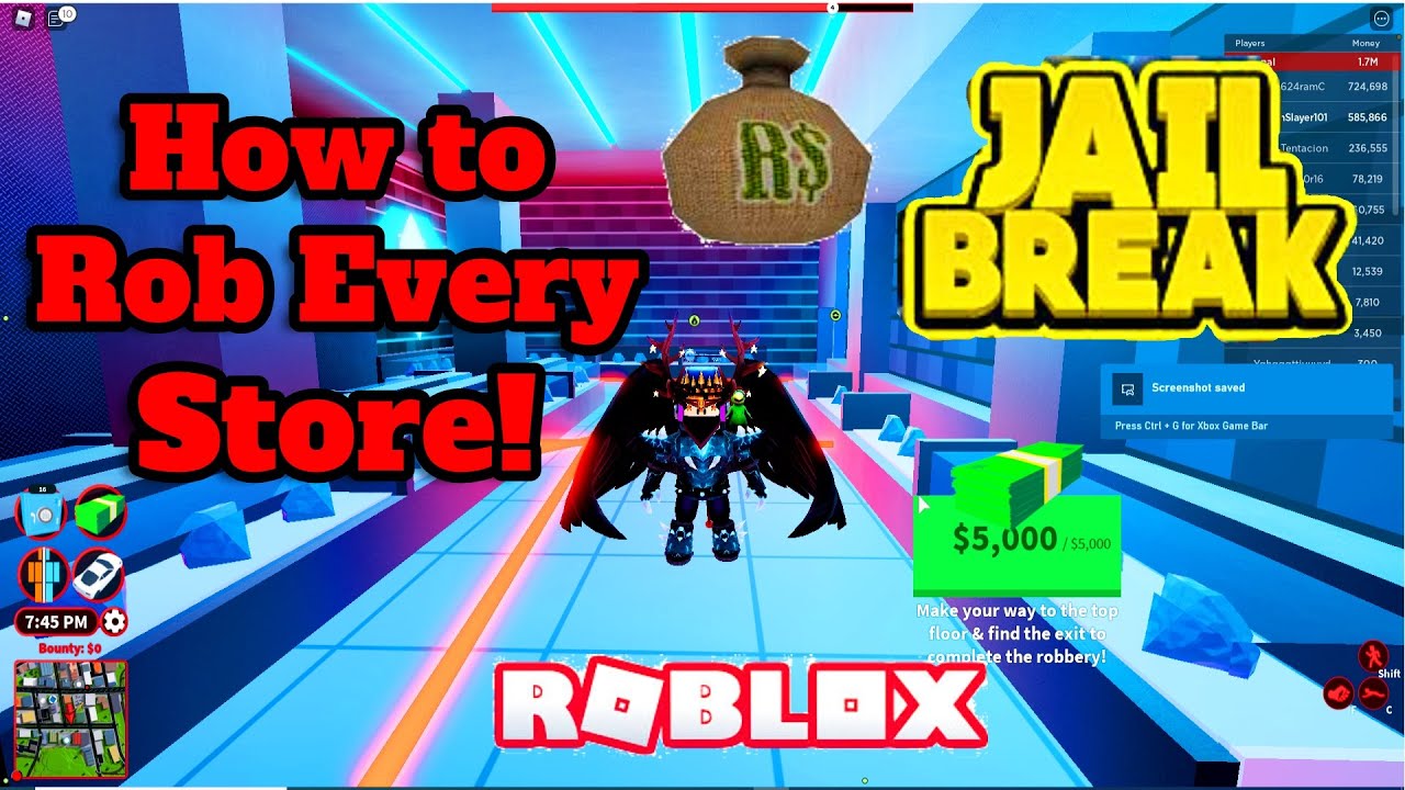 How to rob every place in Jailbreak YouTube
