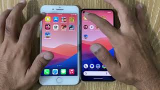 BATTLE OF OLD FLAGSHIPS⚡️GOOGLE PIXEL 5 vs IPhone 8 PLUS - SPEED TEST 2024!!