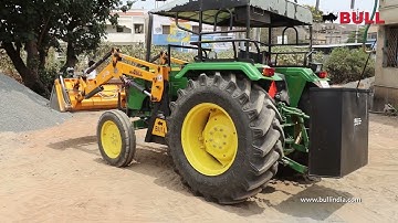 BULL 6-in-1 Loader Bucket on John Deere | Best attachment Building Material for Supplier