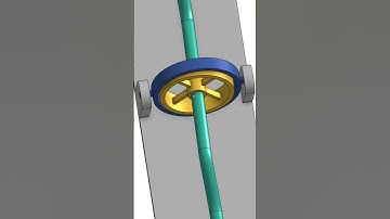 wobbling disk mechanism #cad #3dmodeling #mechanical #3ddesign #solidworks #onshape