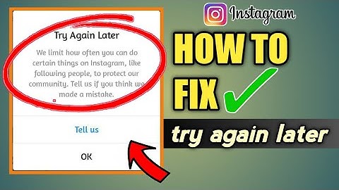 How to fix try again later in instagram in Tamil 💯| How to fix action blocked n Instagram tamil 💯