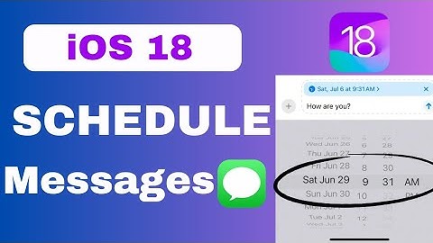 How To Schedule Message On iOS 18 | iPhone | Full Guide