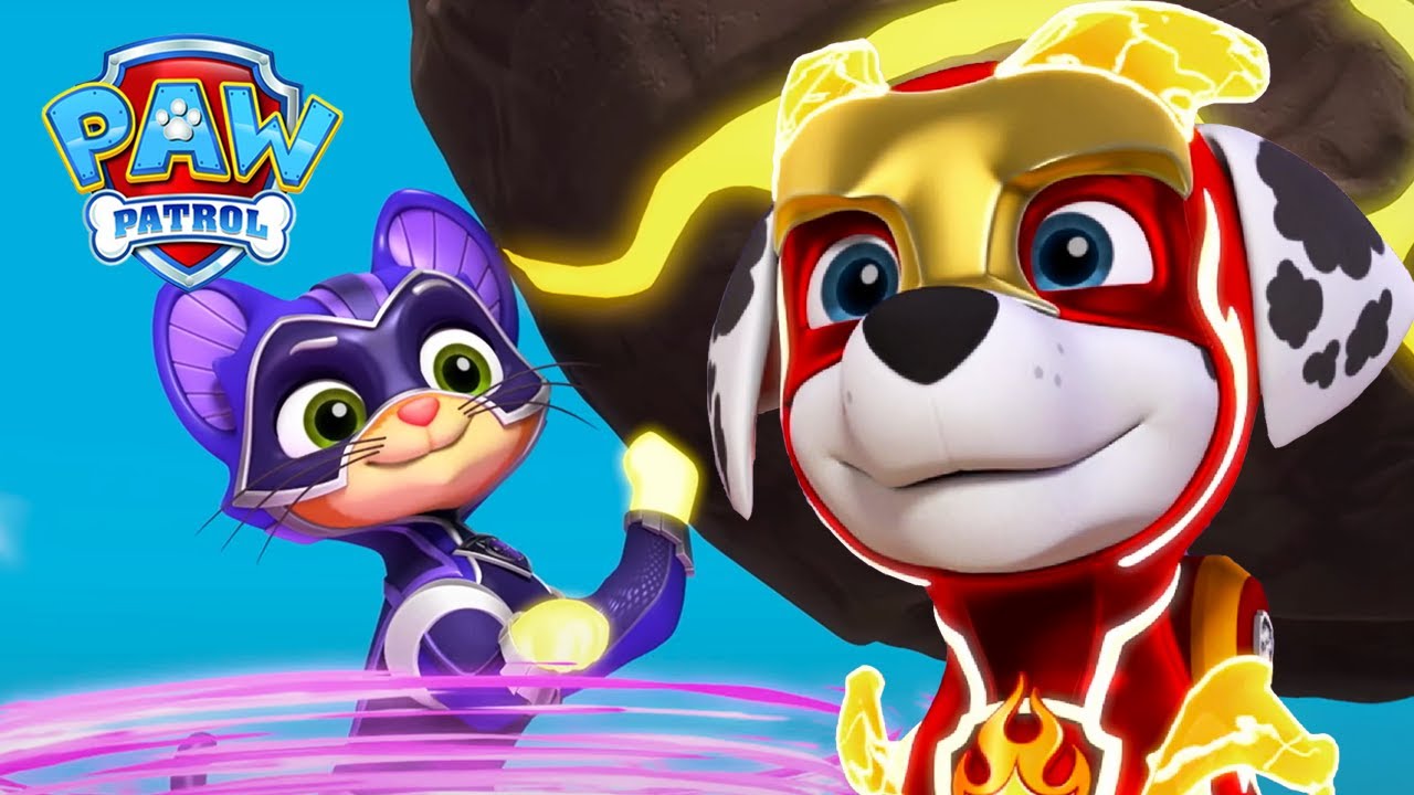 Copycat tar sig an Mighty Pups! - PAW Patrol På Svenska Tecknad film för barn