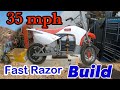 (Ep2) 3000w Razor Dirt bike / Electric Pit bike Build!