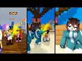Kpop Team VS JJ team in School Fart Attack Battle but JJ is Crying!!! | Minecraft Mix