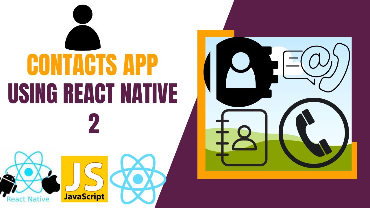 Contacts app using React Native - 2 || CRUD Operations || React - YouTube