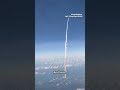 Passenger on plane captures Artemis II launch into space