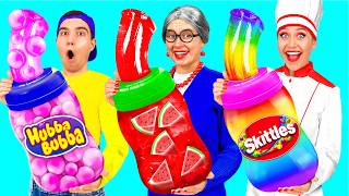 Reto De Cocina Yo vs Abuela | Fantásticas Recetas de Cocina por TeenTeam Challenge