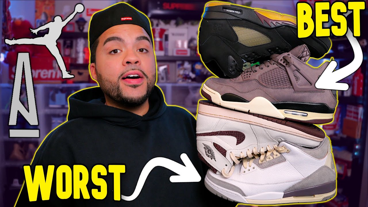 I Tried Ranking EVERY A Ma Maniere Jordan Sneaker Release.. - YouTube