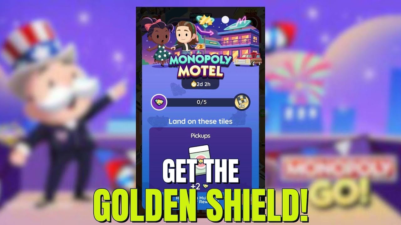 Unlock the Golden Palms Shield & Roadtripper Token in Monopoly GO!