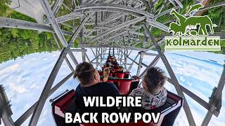 Back Row Is Amazing On Europes Tallest Wooden Coaster! - Wildfire at Kolmården Back Row POV @theryguy93