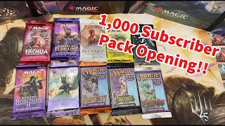1,000 Subscriber MEGA Pack Opening Party!! | Torment & Mercadian Masques! | MTG