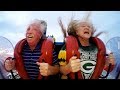 Old people  funny slingshot ride compilation