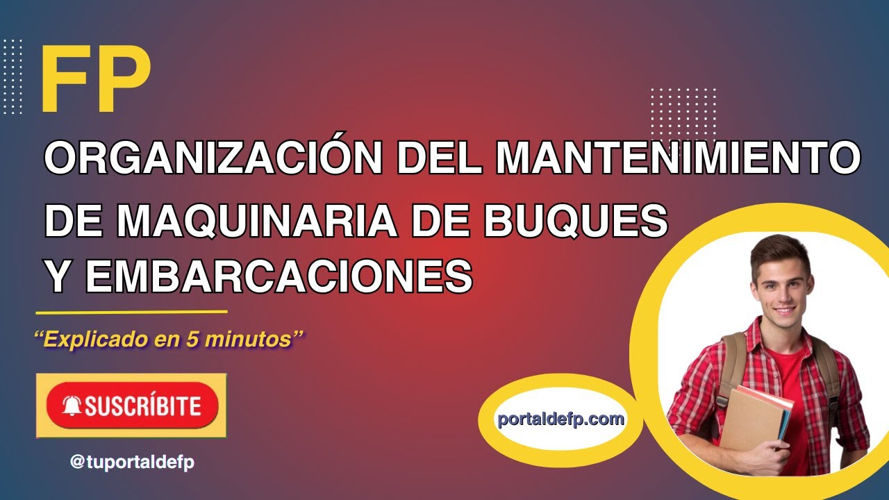 🔴 FP ORGANIZACIÓN del MANTENIMIENTO de MAQUINARIA de BUQUES y EMBARCACIONES. Ciclo explicado en 5min
