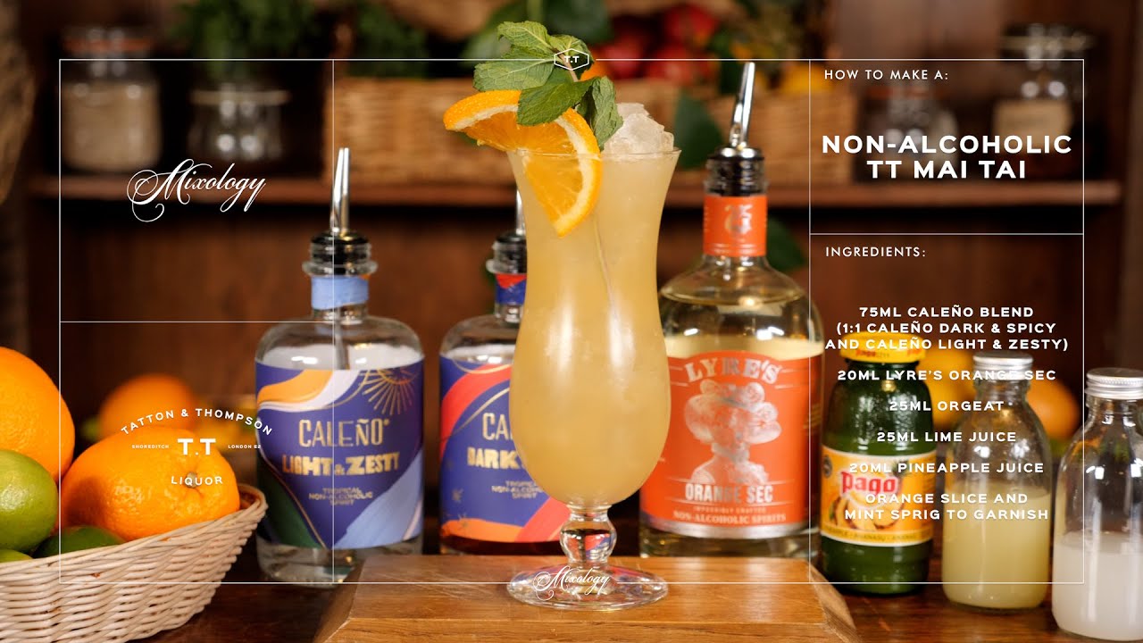 How To Make A Non-Alcoholic TT Mai Tai | Cocktail Masterclass Drink Recipe
