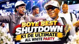 FULL VIDEO: UNBELIEVABLE 😳WATCH HOW BOYE BEST SHUTDOWN THE K1 DE ULTIMATE ALL WHITE PARTY 