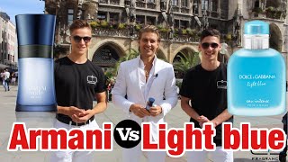 Dolce&Gabbana light blue eau intense vs Armani Code Colonia with JEREMY FRAGRANCE | fragrance test