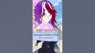 AMAZING FEMALE VOICE TECHNIQUE #transwoman #transwomen #mtftransgender #transgender #mtf