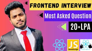 (Q-13). Most Asked Interview Question || Frontend || ReactJS || JavaScript