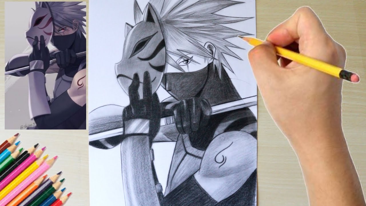How To Draw Kakashi Anbu - [Naruto] How To Draw Kakashi Anbu || How To ...