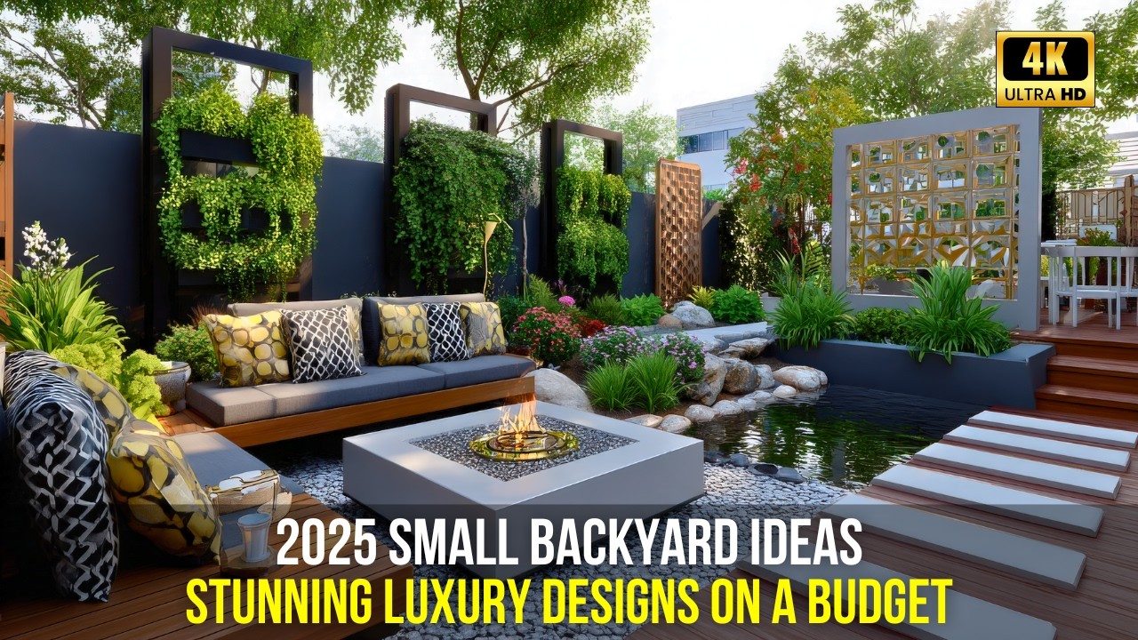 2025 Small Backyard Ideas: Stunning Luxury Designs On a Budget - YouTube