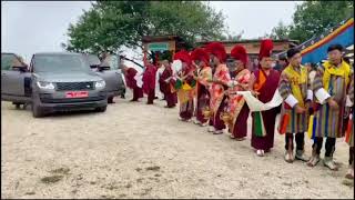 His Holiness Rabjam Rinpoche Reception At Pelri Pema Choling Monastery In Paro || Rabjam Rinpoche