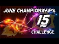 June Championships 15 Win Challenge