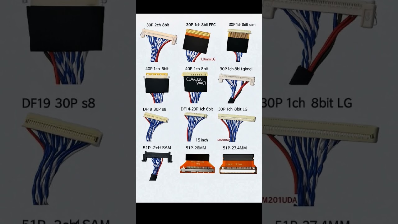 Guarda Some Important LVDS used for LED TVmotherboard. su YouTube Guarda Some Important LVDS used for LED TVmotherboard. su YouTube